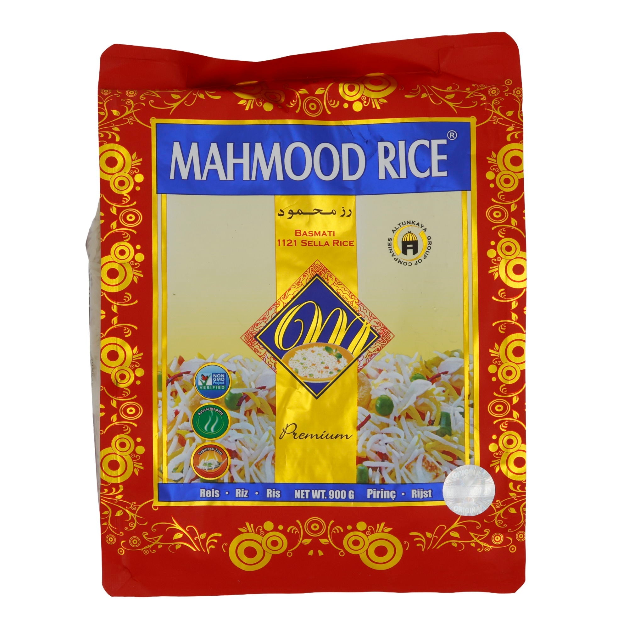 Mahmood Basmati Reis 1121 Sella | Premium Langkornreis | 900 g MAHMOOD RICE